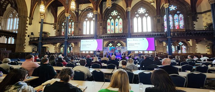 Conference delegates in the Bute Hall