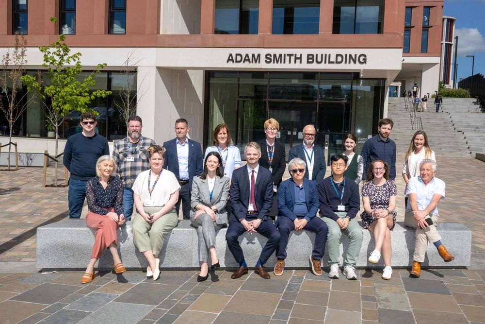 GaEL opening event outside the Adam Smith Business School