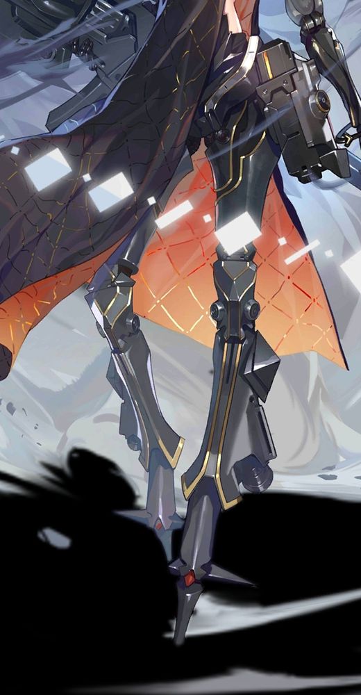 the legs of Adeline from Girls Frontline 