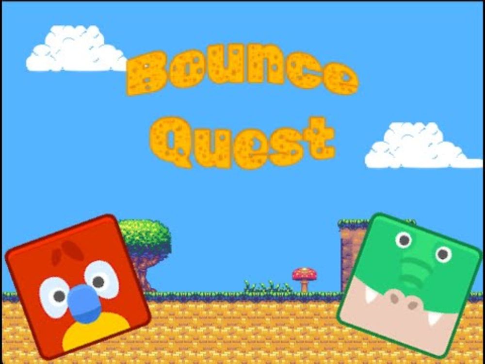Bounce Quest DreamDisc'24 Demo on a real Sega Dreamcast
