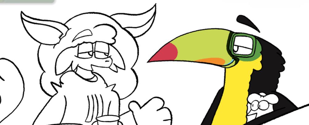 Toon’s toucan SONA with the colors of a Keel billed toucan