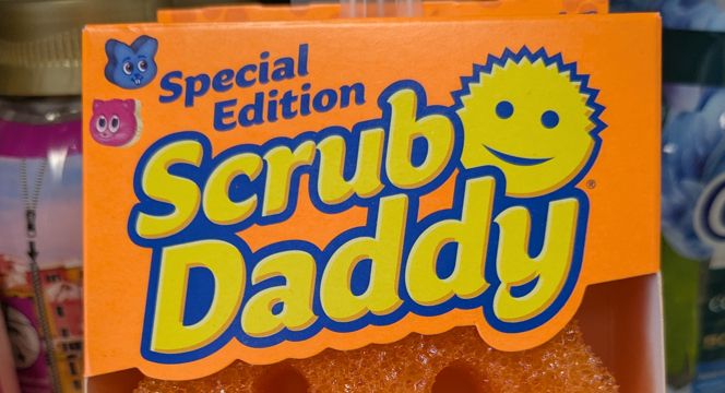 a picture of a product called "scrub daddy"