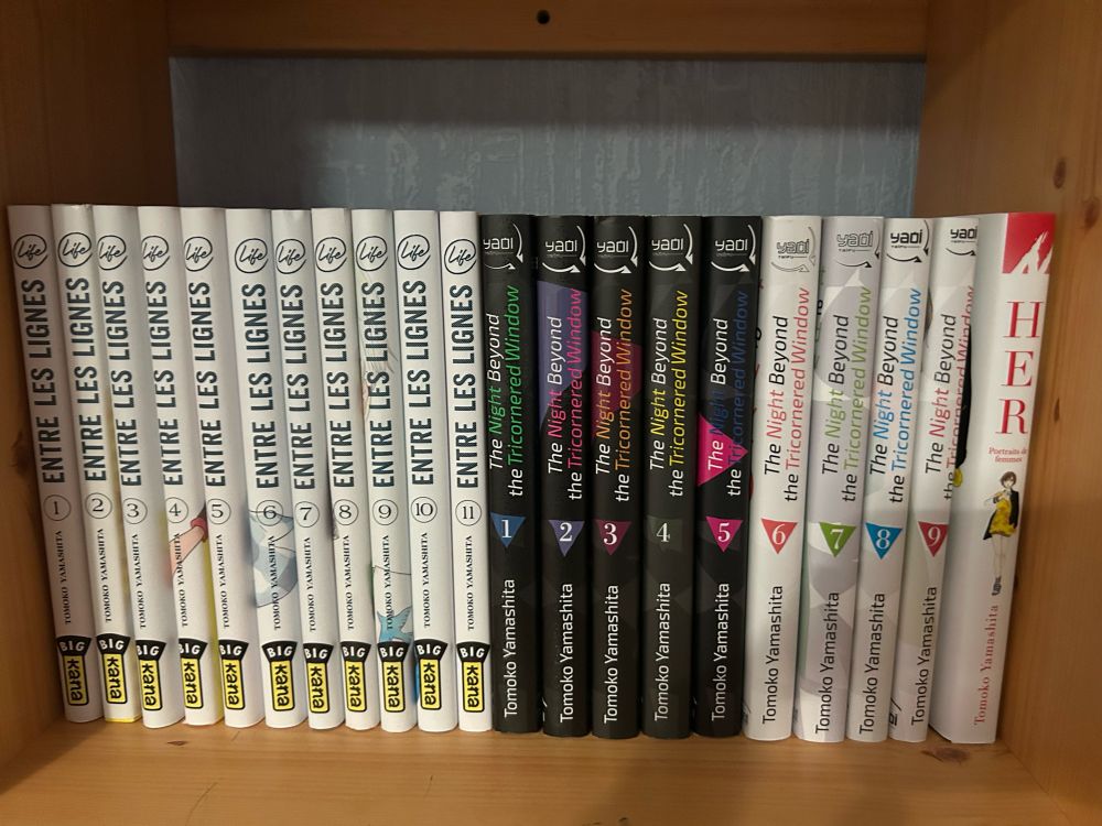 Entre les lignes. 
The Night Beyond The Tricornered Window.
HER.

