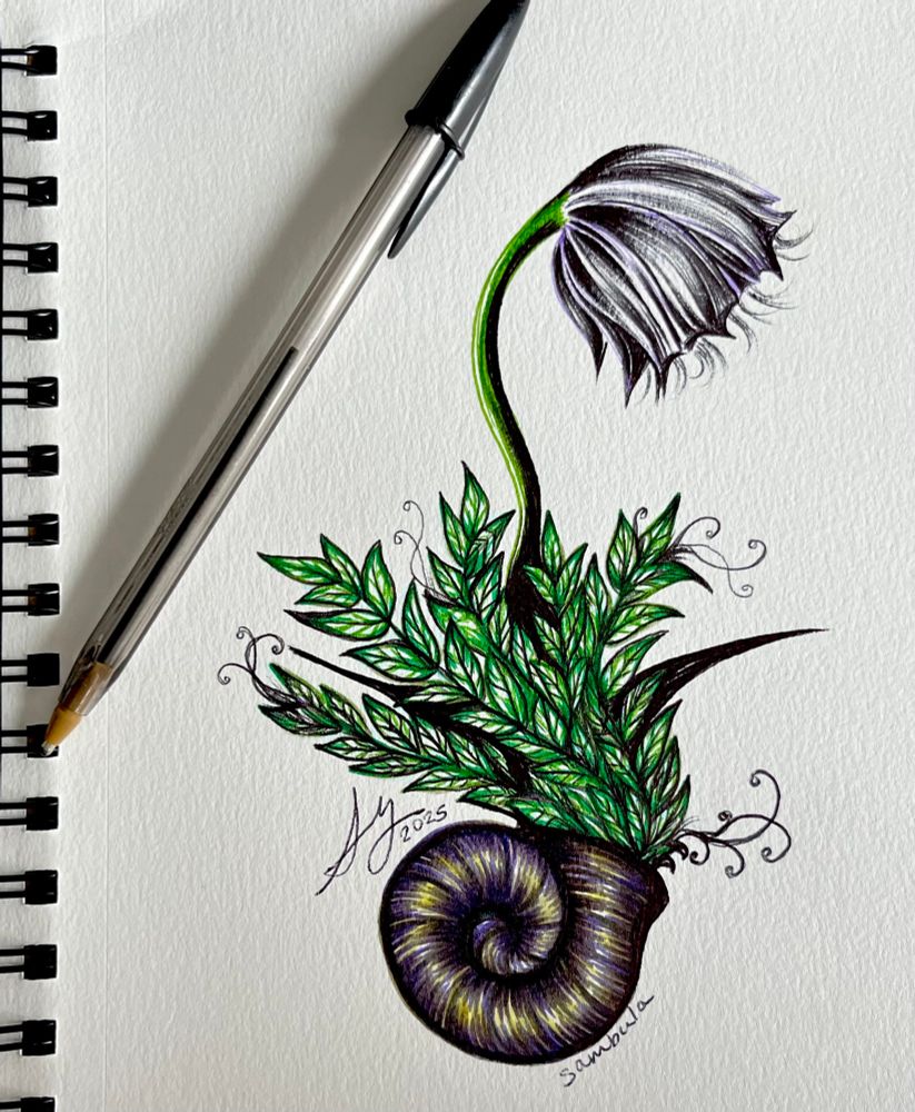 drawing: ballpoint pen and marker on paper
@sambula