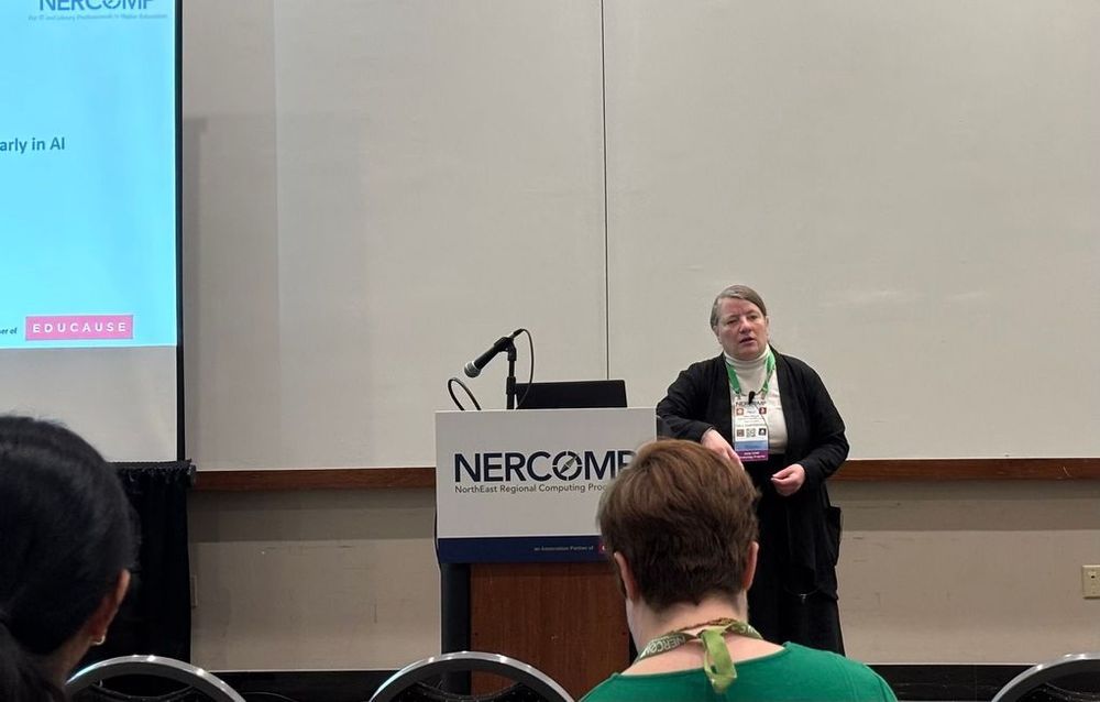 Heidi presenting the discussion around biases 