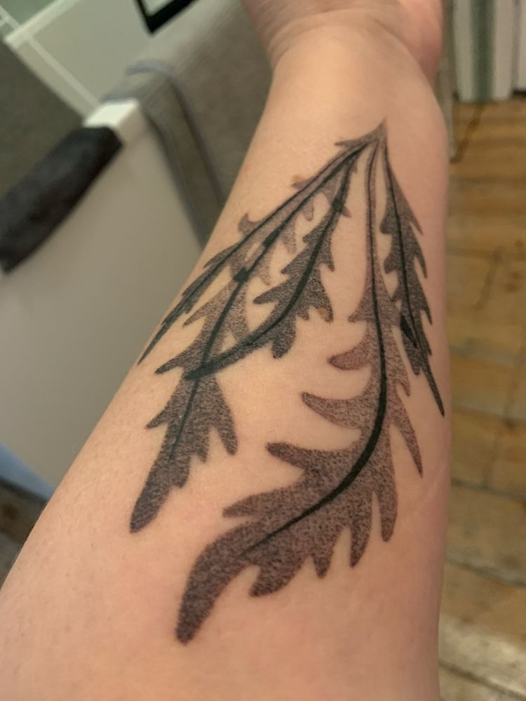 Tattoo of some wild rocket