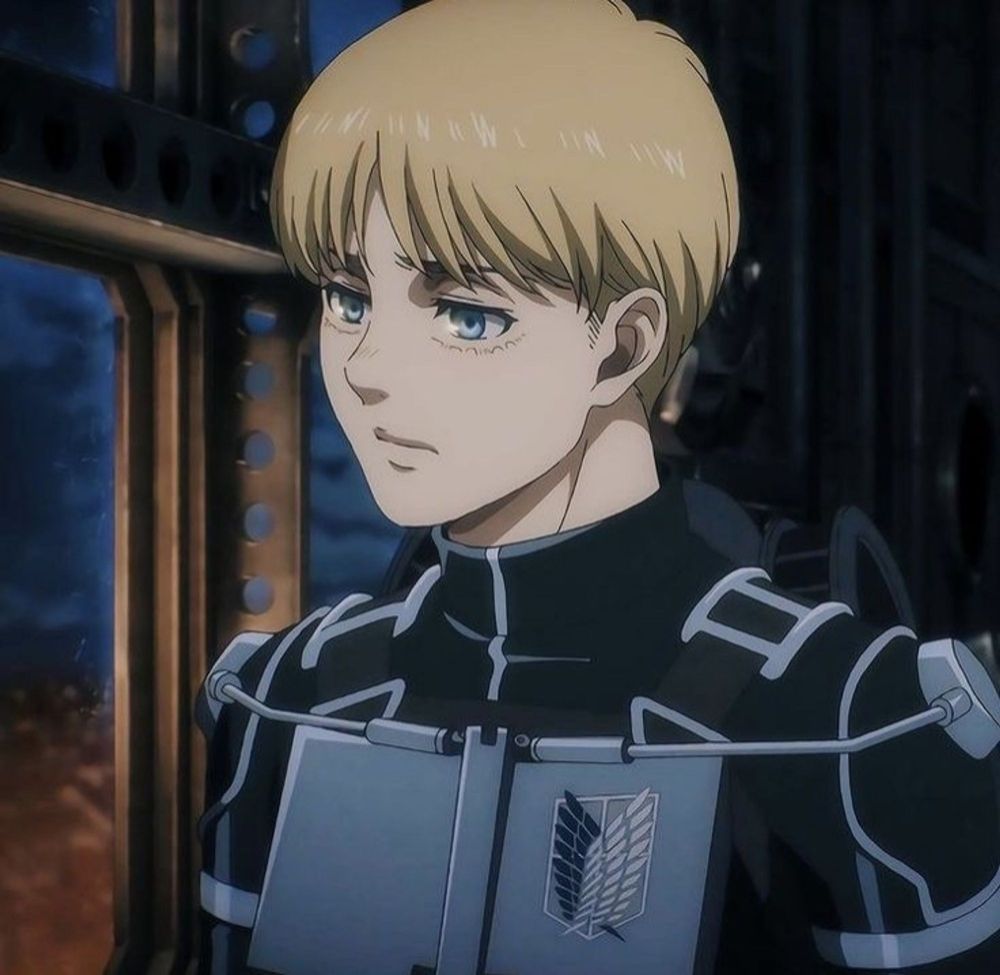 foto do Armin , personagem do anime Attack On Titan