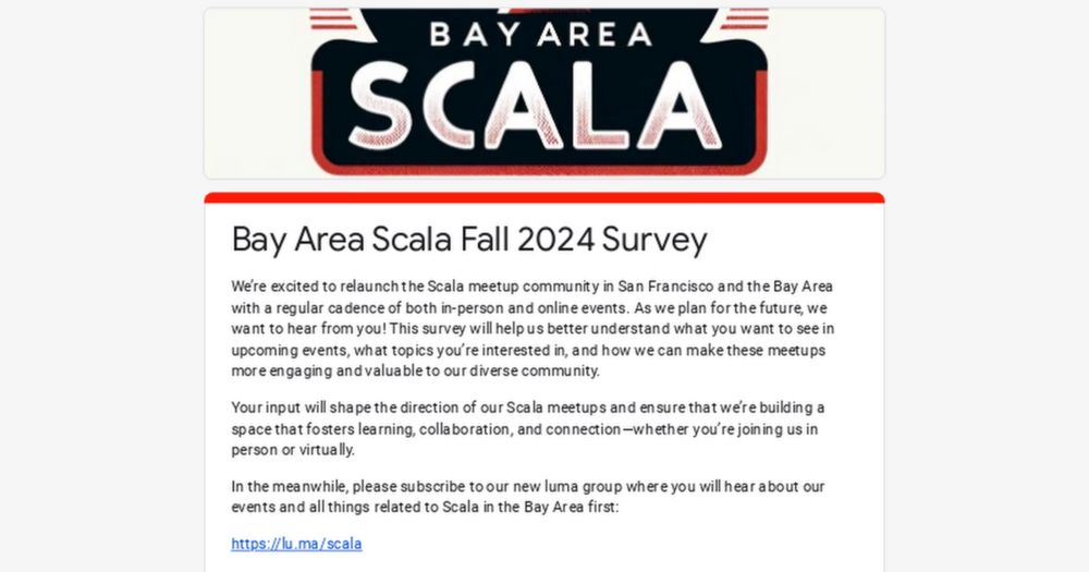 Bay Area Scala Fall 2024 Survey