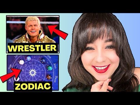 WHICH WRESTLER MATCHES YOUR ZODIAC SIGN? 🤔