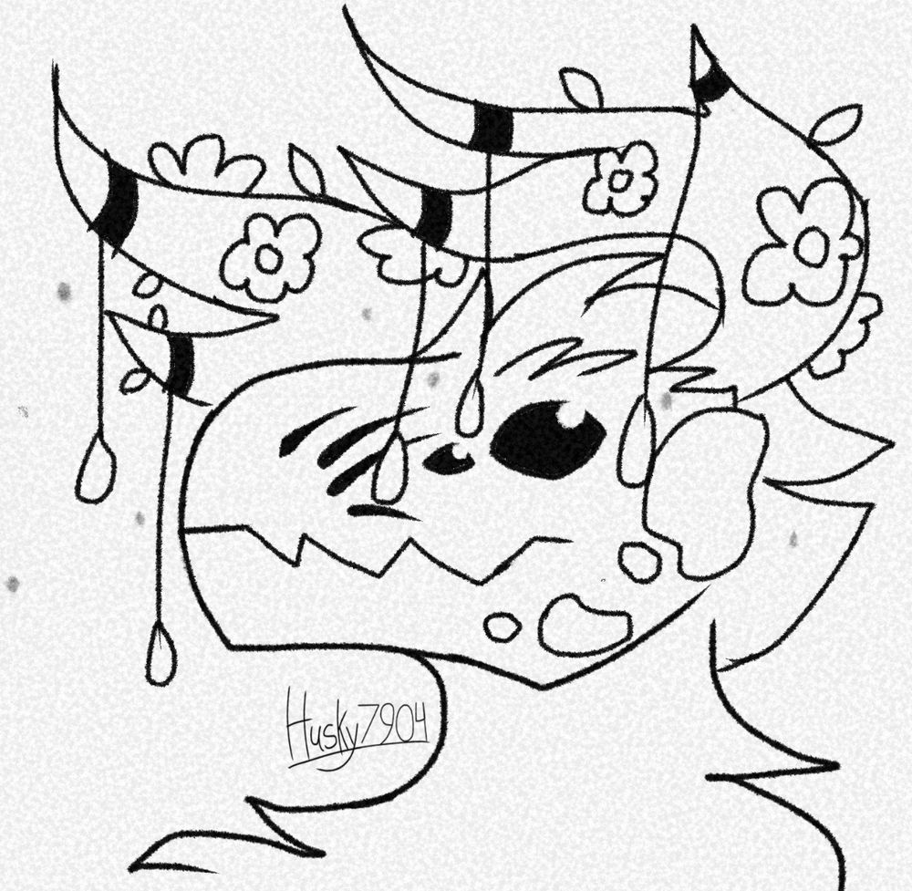 Doodle of a ghartokus from the game Creaturea of Sonaria