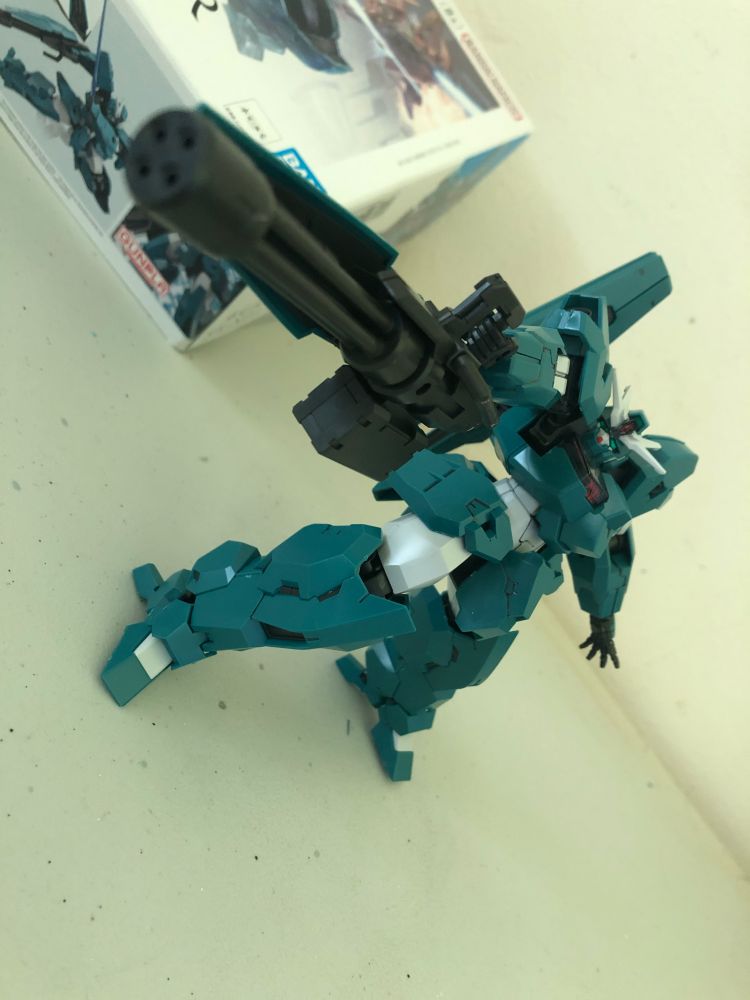 A gundam whose body language suggests this conversation is over.