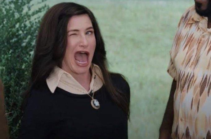 Agatha Harkness giving a big wink.