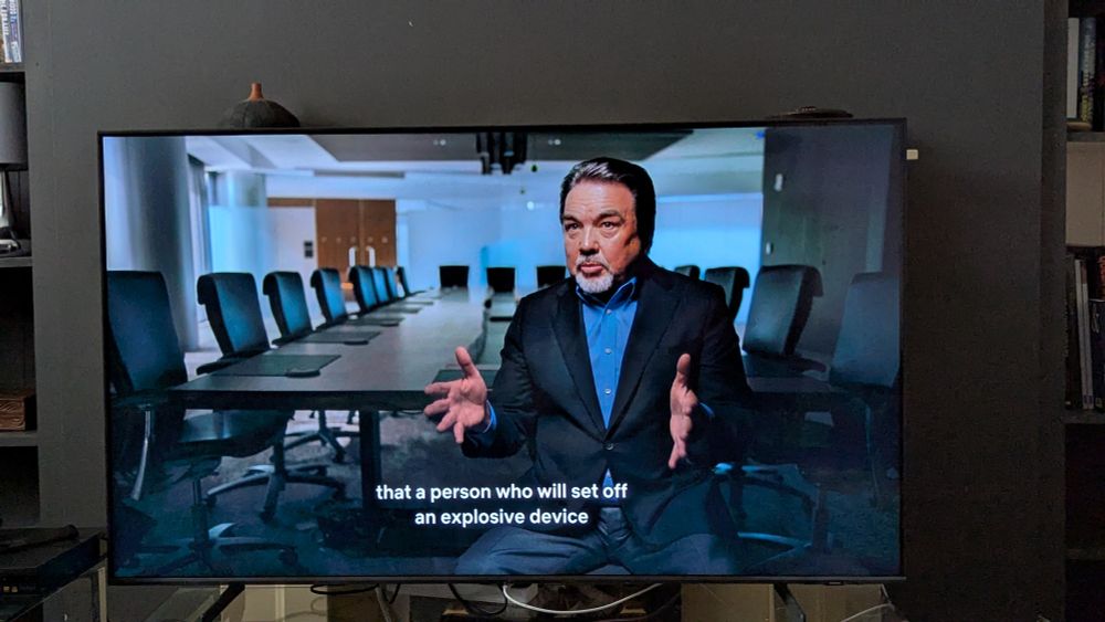 Netflix documentary on the Oklahoma City bombing and expert is saying" a person who will set off an explosive device..."
