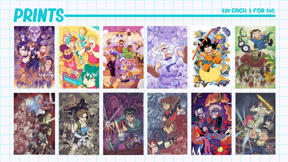 Prints - $20 Each, 3 for $45