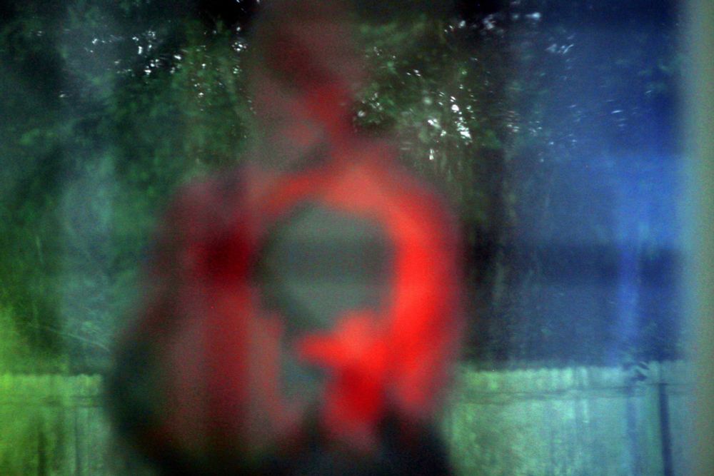 Time elapse night self portrait 