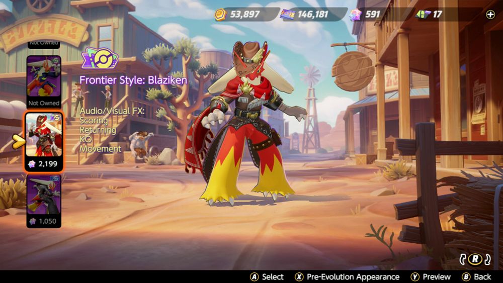 Frontier Style: Blaziken en Pokémon Unite.