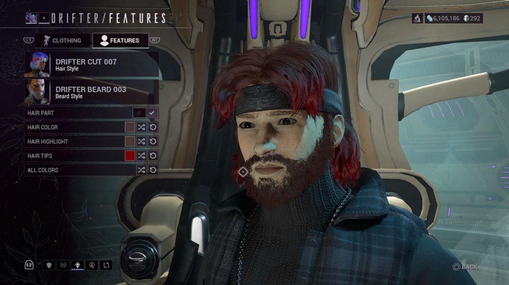 Male Drifter with the new hairstyle in Warframe: 1999