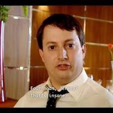 David Mitchell in the 'four naans' joke from the British sitcom Peep Show