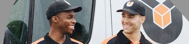 2 delivery men from UniUni's home page