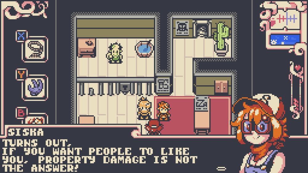 Siska from Prodigal saying "Turns out, if you want people to like you, property damage is not the answer!"