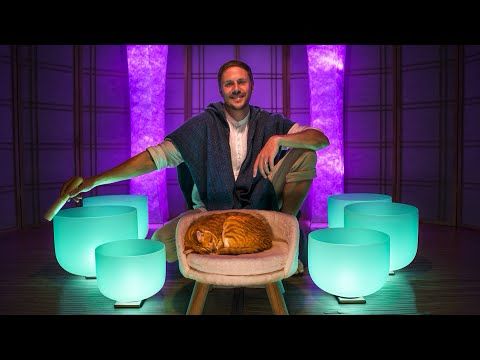 Cortisol Detox Sound Bath | Crystal Singing Bowl Music for Anxiety and Stress Relief