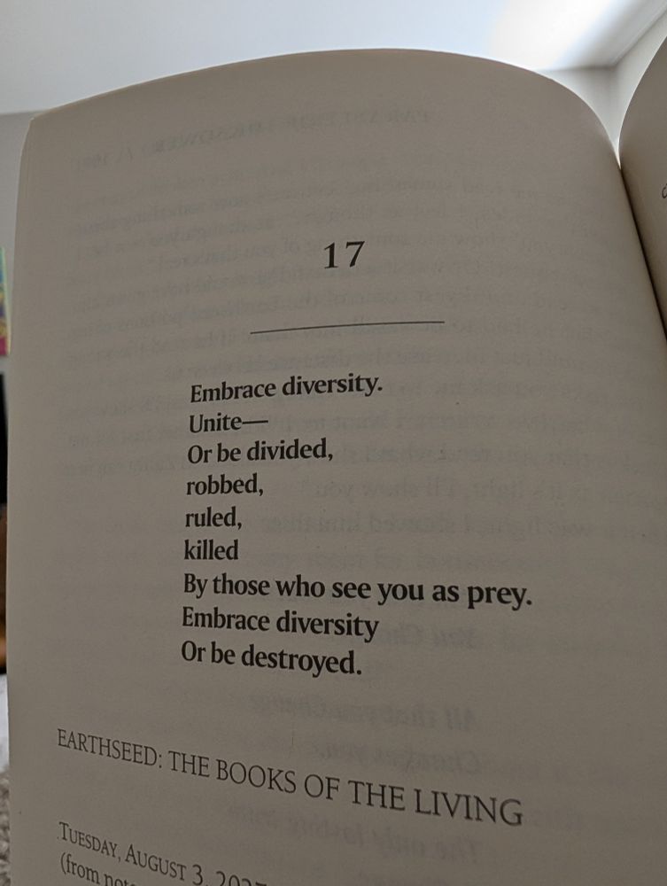 Embrace diversity. 
Unite—
Or be divided, 
robbed,
ruled,
killed
By those who see you are prey. 
Embrace diversity 
Or be destroyed. 