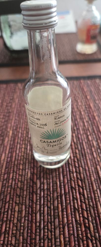 Small bottle of Tequila Blanco, Casamigos.