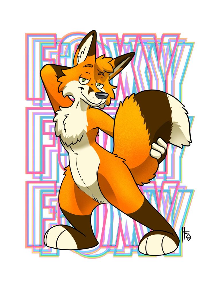 A cute fox tempting you to be a Fox