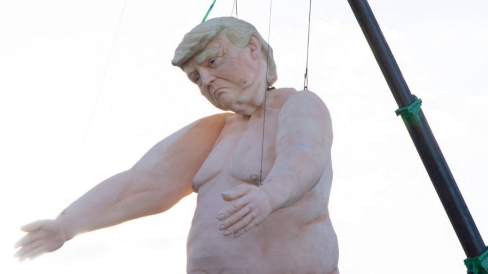 Nevada Republicans Freak Out Over ‘Deplorable’ Statue of a Giant, Naked Trump