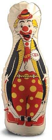 A weighted balloon doll with a clown painted on it famously used by Bandura for psychology research. Very punchable. 