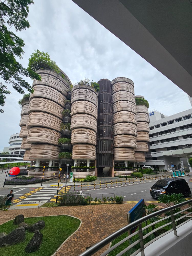 the Hive building at Nanyang Technological University Singapore
