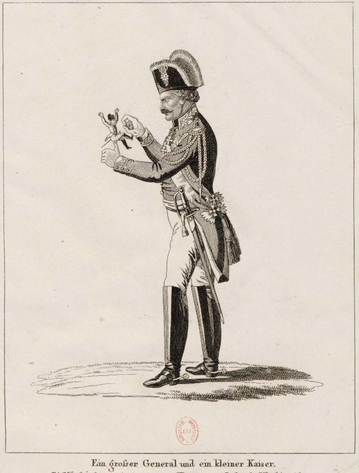 📷 Image: “Ein großer General und ein kleiner Kaiser”, Gallica BnF

