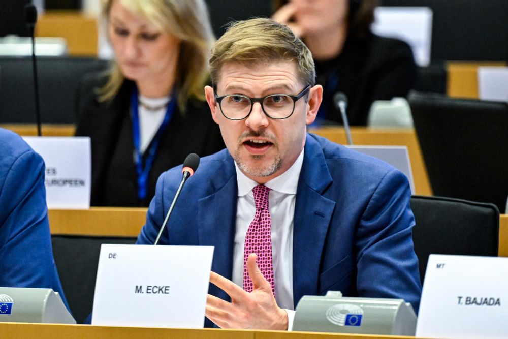 Matthias Ecke im ITRE Ausschuss