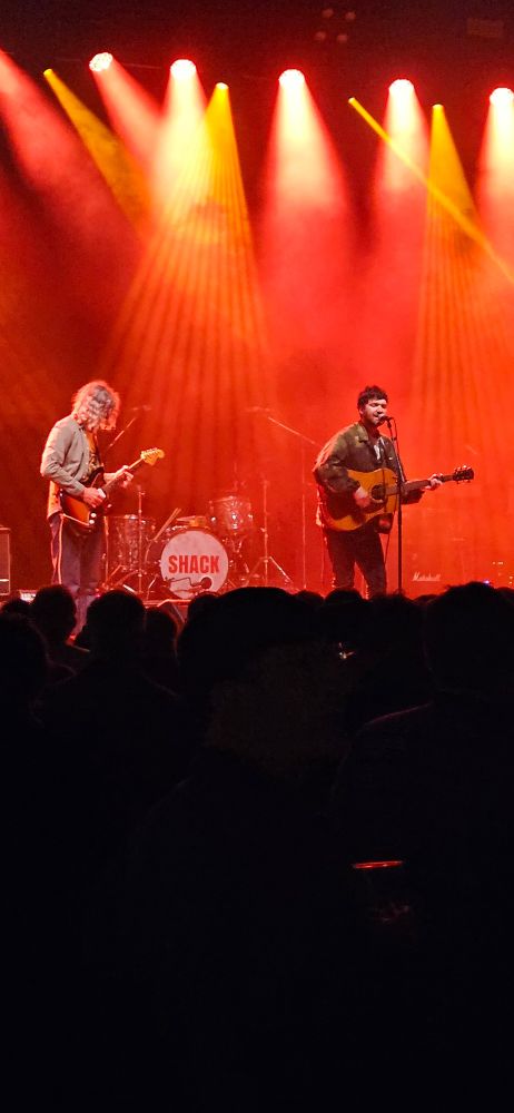 Sunstack Jones onstage doing an acoustic set at The Ritz, Manchester 