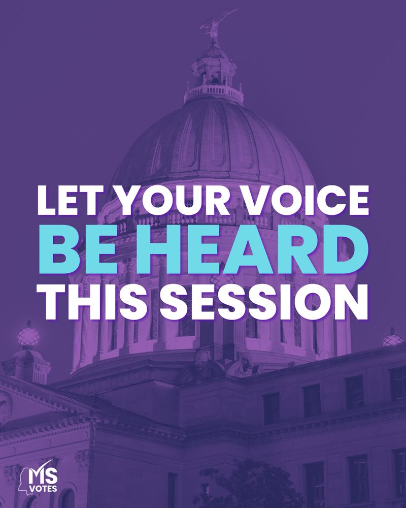 Text: Let your voice be heard this session