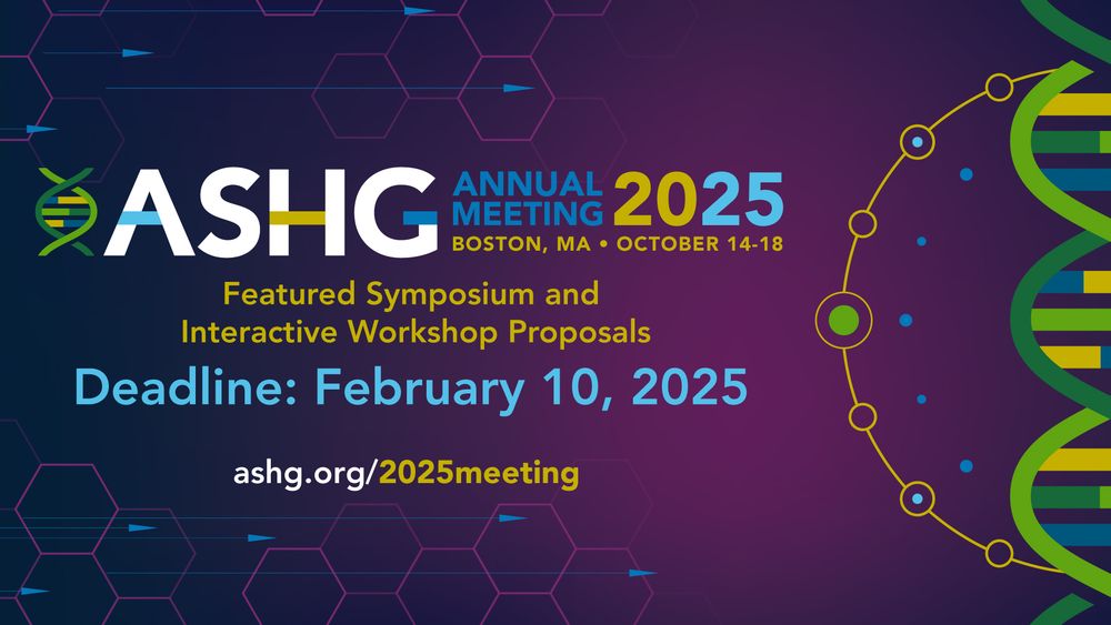 ASHG Featured Symposium Proposal Deadline is February 10!