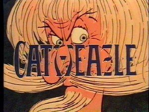 An image from the opening titles of Catweazle
