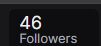 an update on my follower count, now we are up to 46/50!!