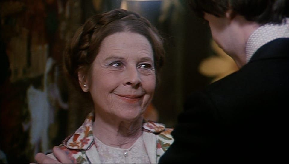 Photograph of Actress Ruth Gordon from the film HAROLD & MAUDE: "If you believe, then you hang on. If you believe, it means you've got imagination, you don't need stuff thrown out on a blueprint, and don't face facts-what can stop you? If I don't make it today, I'll come in tomorrow." ~ Ruth Gordon