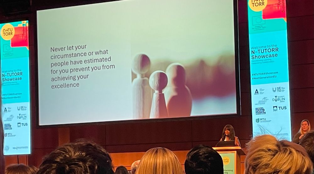 Quote from Pamela Uba at N-TUTORR Showcase event. “Never let your circumstances or what people have estimated for you prevent you from achieving your excellence”