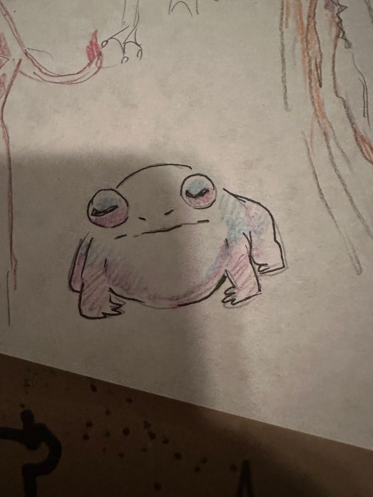 Frog. A lil frog guy. He’s just a lil guy