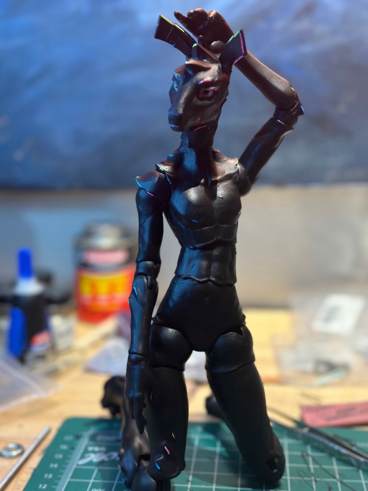 Another pose of ball jointed doll cay