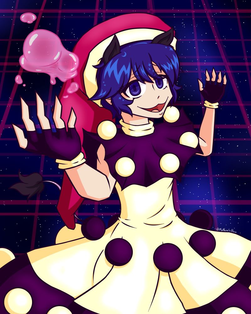 Doremy Sweet from the Touhou Project stood proud in the Dream World