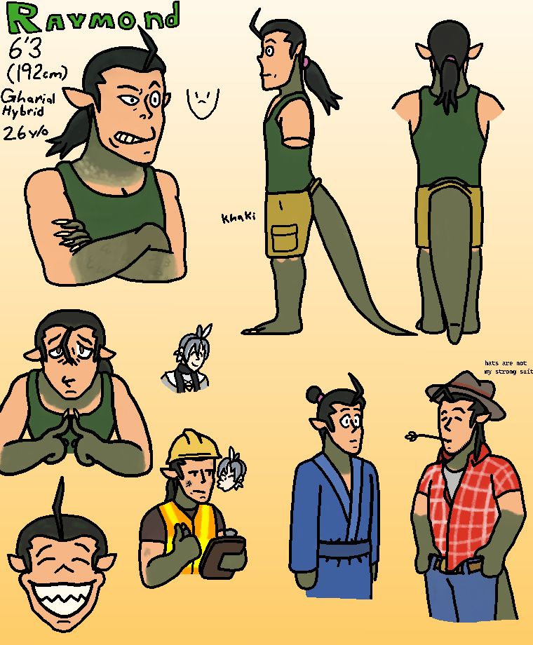 Raymond, a Gharial-Human Hybrid.