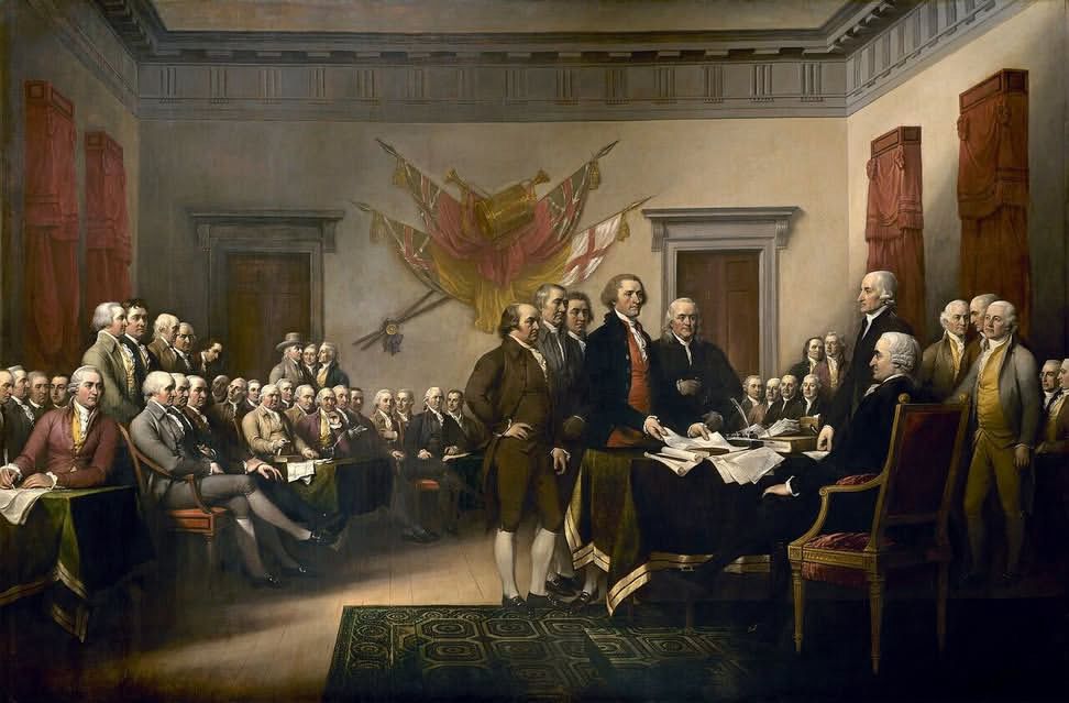Painting of US Founding Fathers