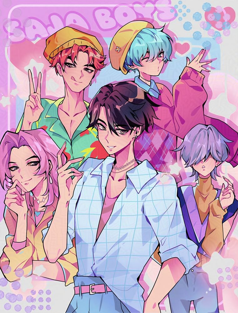 Fanart of Saja Boys from KPop Demon Hunters