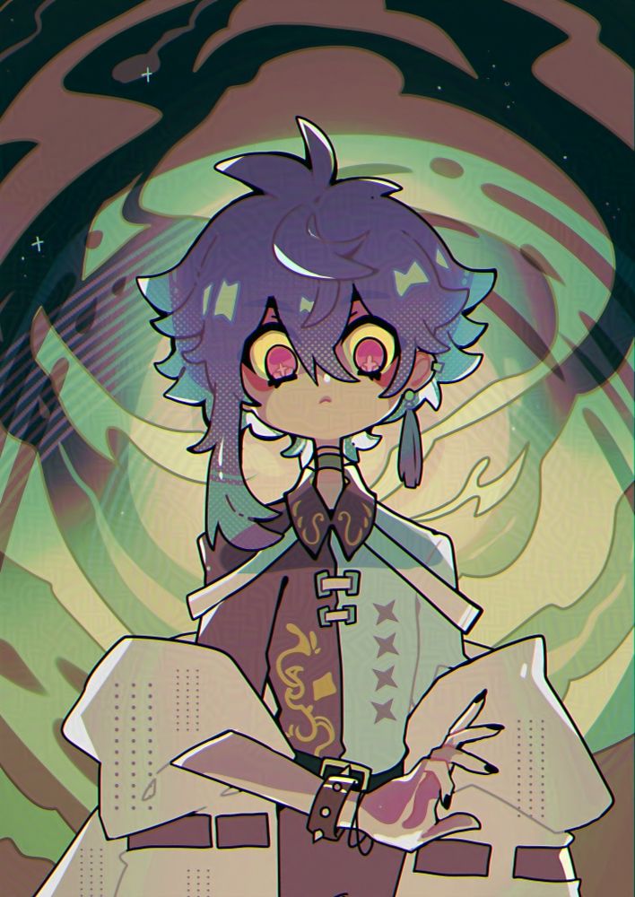 Art of my oc Nikk 