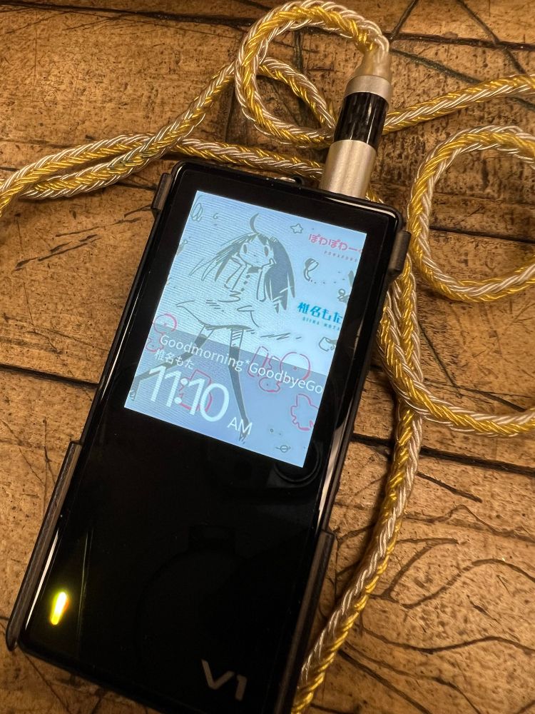 My TempoTec V1 MP3 player listening to Siinamota (Shiina Mota) song “Goodmorning*goodbyegoodbye”

The time is 11:10am.