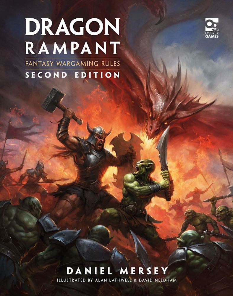 “Dragon Rampant” from Daniel Mersey. Illustrated by Alan Lathwell and David Needham.

Osprey Games.