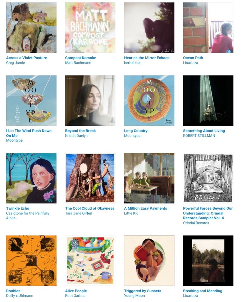 Just a small sampling of the 80+ magnificent titles available from Orindal Records 